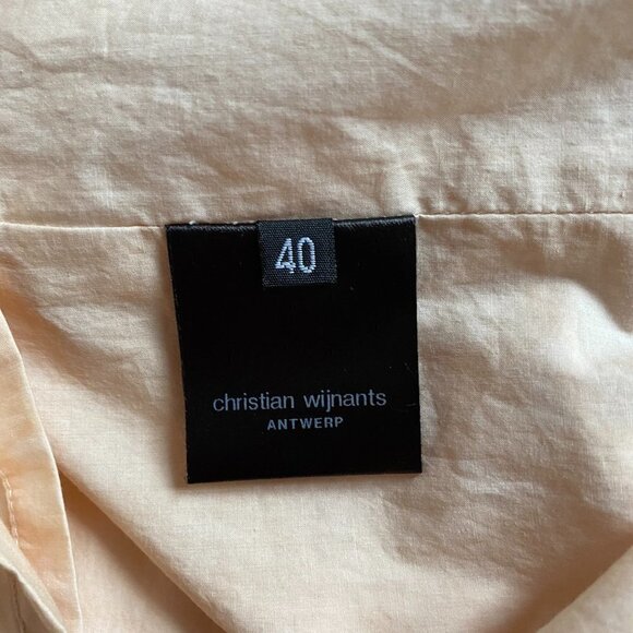 CHRISTIAN Wijnants BNWT Peach Skirt Tie Dye sz 8 - Picture 8 of 12